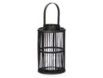 FAROL BAMBU NEGRO 18X18X44 CM