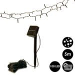 GUIRNALDA SOLAR 100 LEDS BLANCAS - Imagen 2