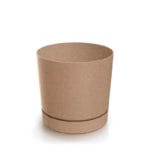 MACETA TUBO C/ PLATO 24 CM ECO W