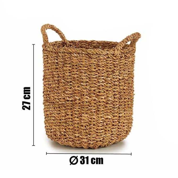 abombado peq CESTO ABOMBADO ASAS 30X30X28 - Imagen 1