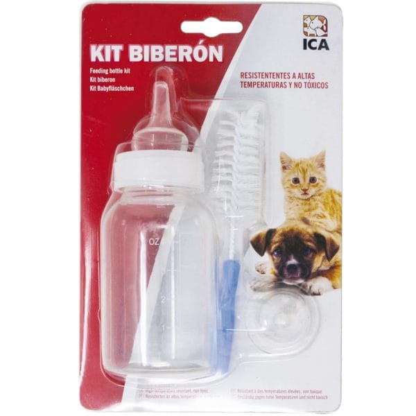 BIBERON PERRO Y GATO 120 ML.