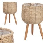 MACETERO CLARO C/ PATAS 39 CM