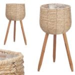 MACETERO CLARO C/ PATAS 57 CM