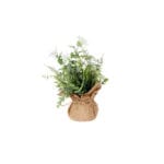 PLANTA SACO FLOR BLANCA 15X15X32