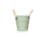 MACETERO ASA BL. VERDE 11 CM