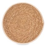 SALVAMANTEL ESPARTO BORDE TELA B