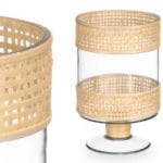 PORTAVELA COPA RATTAN 15X15X24 C