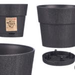 MACETA PL. 15 CM ETHICA ANTRACIT