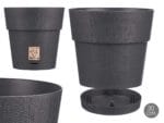 MACETA PL. 30 CM ETHICA ANTRACIT - Imagen 3