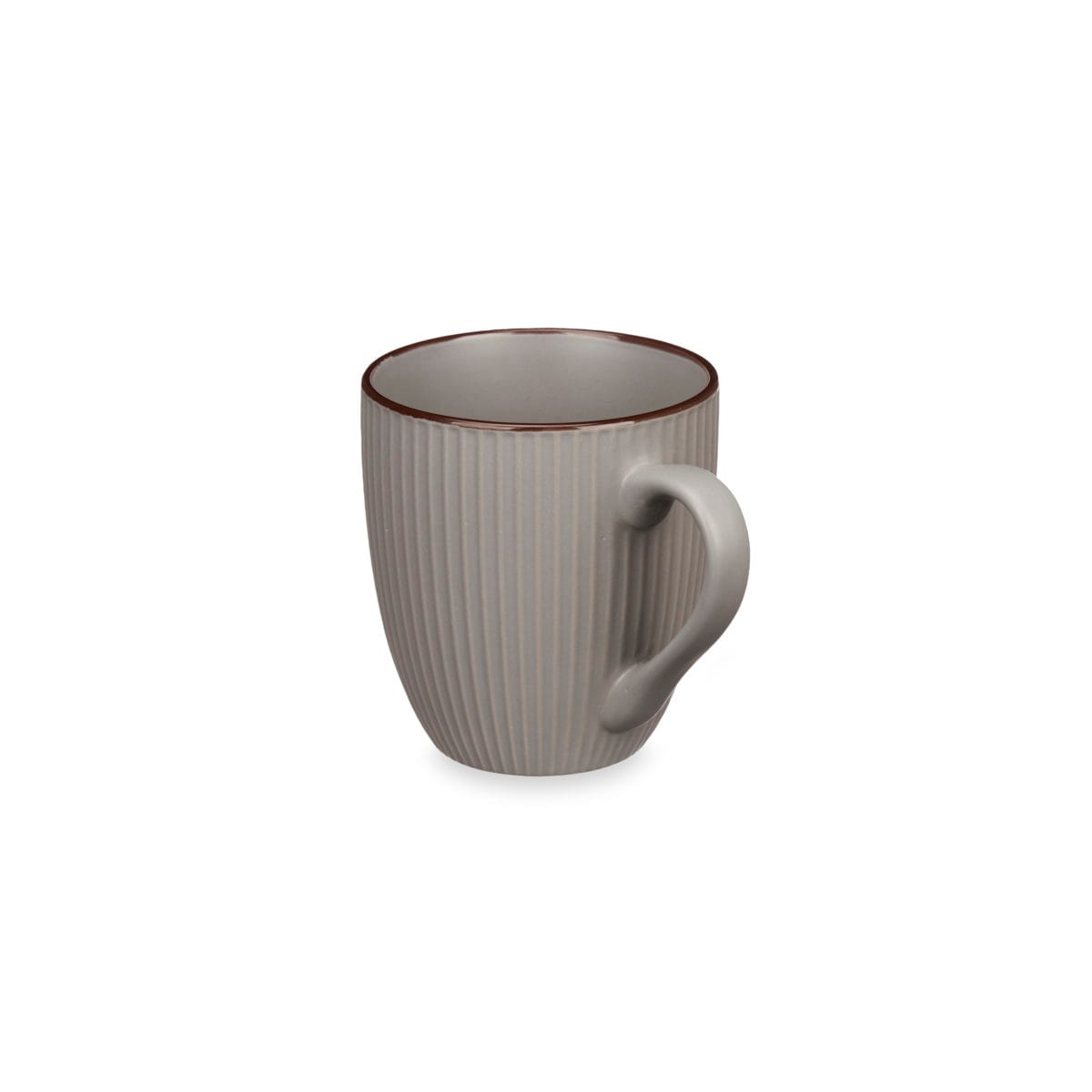 TAZA AMERICANA GRIS RAYAS 550 ML - Imagen 1