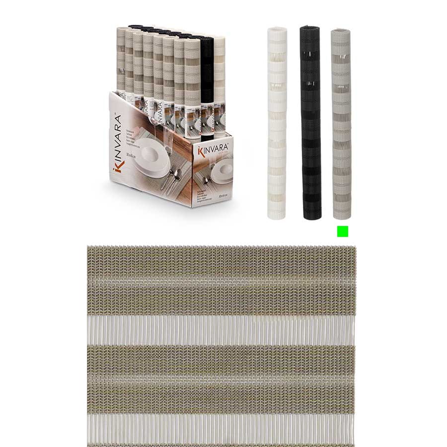 72579 gris 2 SALVAMANTEL GRIS 30X45 CALADO - Imagen 1