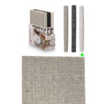 SALVAMANTEL BLANCO 30X45 ZIG ZAG