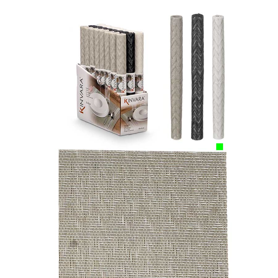 72581 blanco 2 SALVAMANTEL BLANCO 30X45 ZIG ZAG - Imagen 1