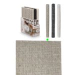 SALVAMANTEL GRIS 30X45 ZIG ZAG