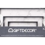 SET 3 BANDEJAS MARMOL NEGRO