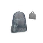 MOCHILA PLEGABLE GRIS 11X32X41
