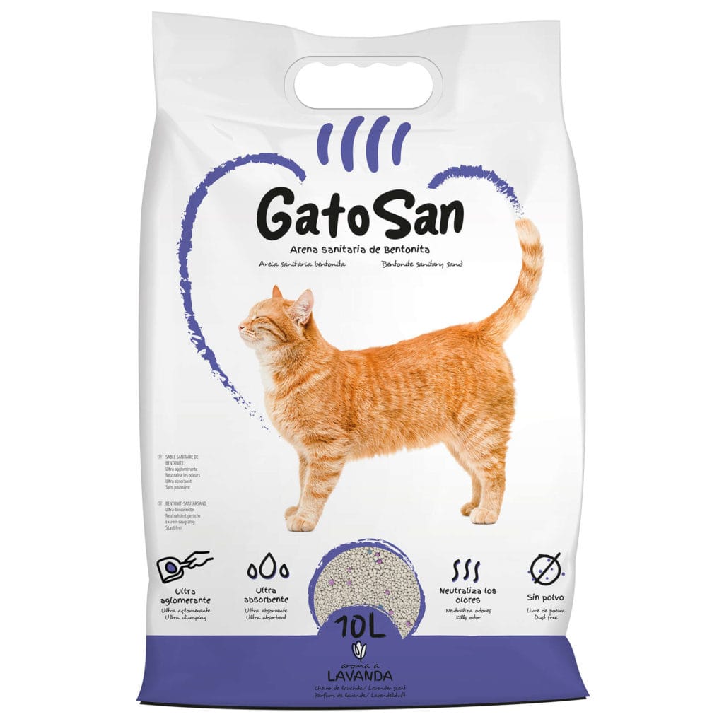 gts4 arena sanitaria de bentonita gatosan lavanda 10 l general 13183