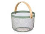 CESTA REDONDA ASA VERDE 31 CM
