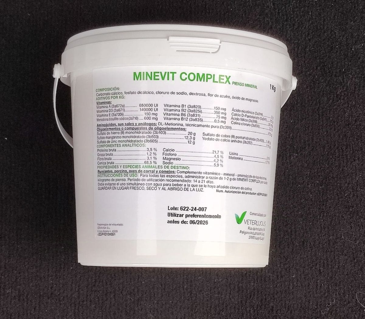 MINEVIT COMPLEX 1 KG - Imagen 1