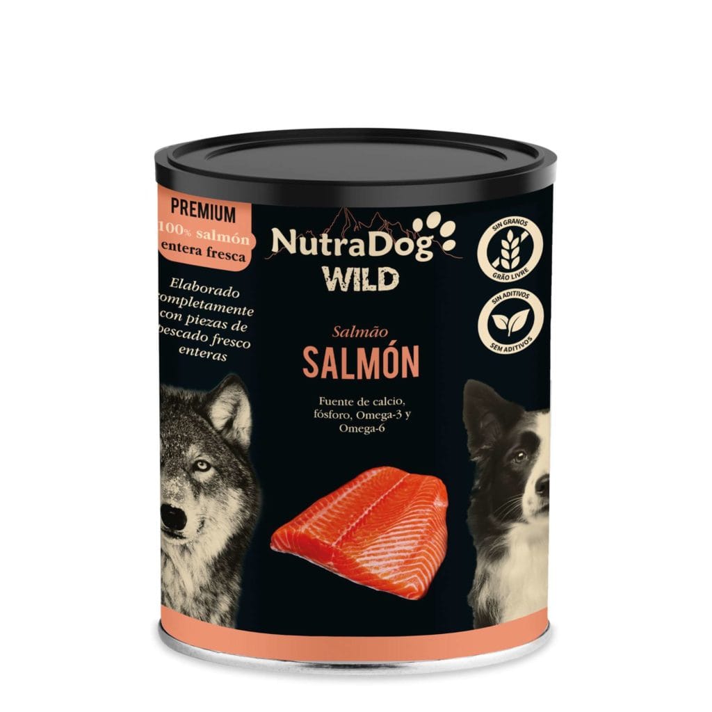 ntdh15 lata de salmon para perros nutradog wild premium 400 g general 15324
