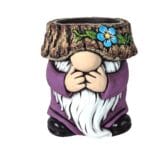 MACETERO ENANO CABEZA FLORES