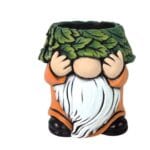 MACETERO ENANO CABEZA HOJAS