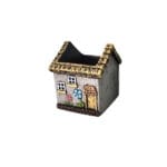 MACETERO CASA GRIS 16X15X17