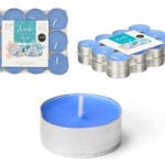 SET 24 TEA LIGHT 4 H OCEANO