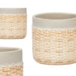 MACETA CEMENTO GRIS RATAN 14 CM