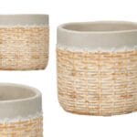 MACETA CEMENTO GRIS RATAN 10 CM