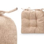 SET 2 COJINES MARRON 40X40 CM