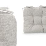 SET 2 COJINES GRIS CLARO 40X40