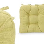 SET 2 COJINES VERDE 40X40 CM