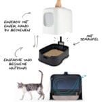 BIALA ECO CAT TOILET ROSA - Imagen 4