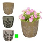 MACETA HUESO TERRACOTA 13X13 CM