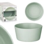 PLATO HONDO LISO VERDE 15 CM