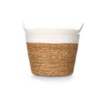 CESTO ASAS REDONDO BLANCO 39X36