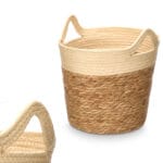 CESTO ASAS REDONDO NATURAL 33X28 - Imagen 2