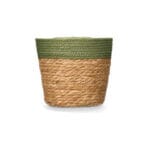 CESTO REDONDO VERDE 21X14