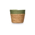 CESTO REDONDO VERDE 19X17