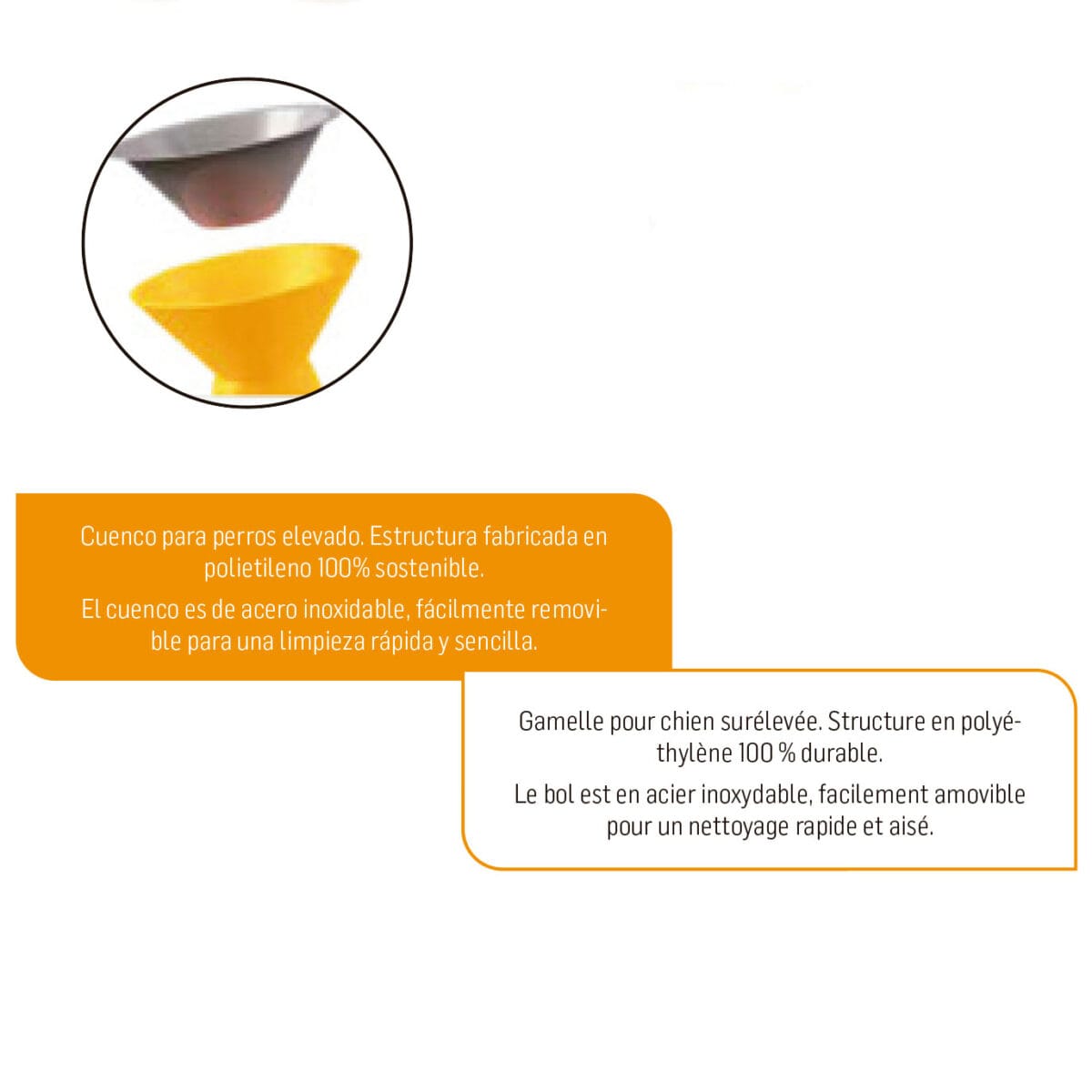 COMEDERO UP NEGRO 1000 ML. - Imagen 4