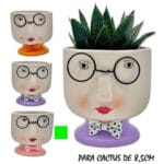 MACETA CARA ROSA 11X10 CM