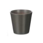 MACETA CONICA ANTRACITA 17X15 CM