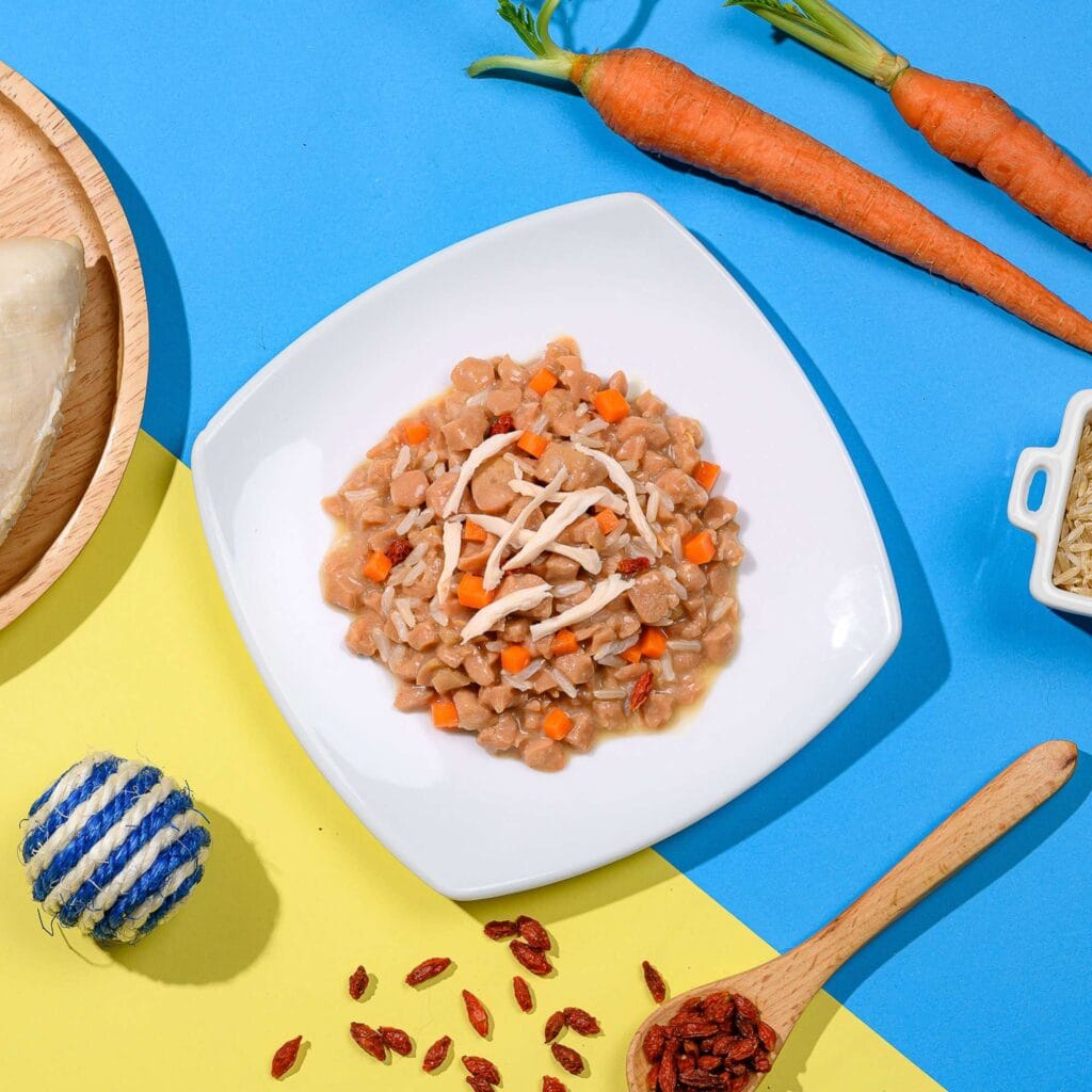 mooc601 pouch de pollo y verduras para cachorros moochie crecimiento saludable 85 g detalle 15207