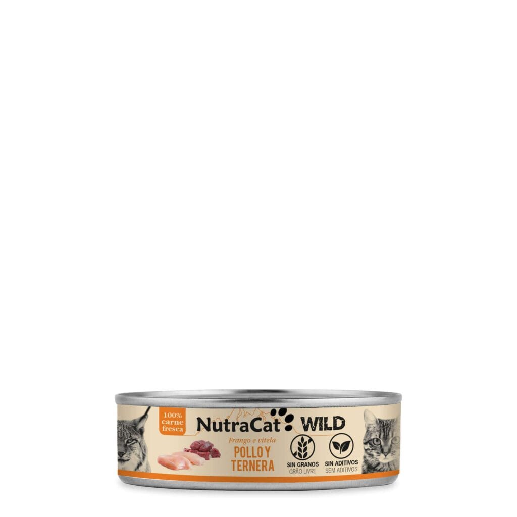 ntch2 lata de pollo y ternera para gatos nutracat wild 80 g general 15328