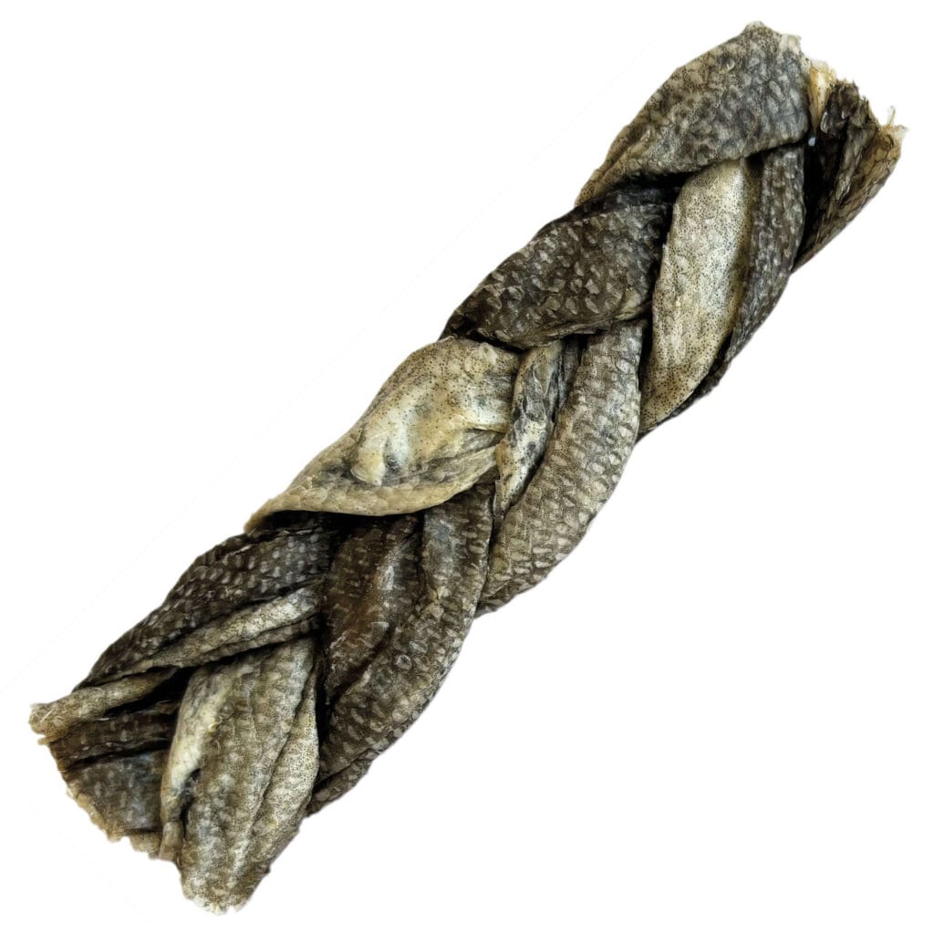 ntd1074 trenza de piel de bacalao nutradog detalle 16002