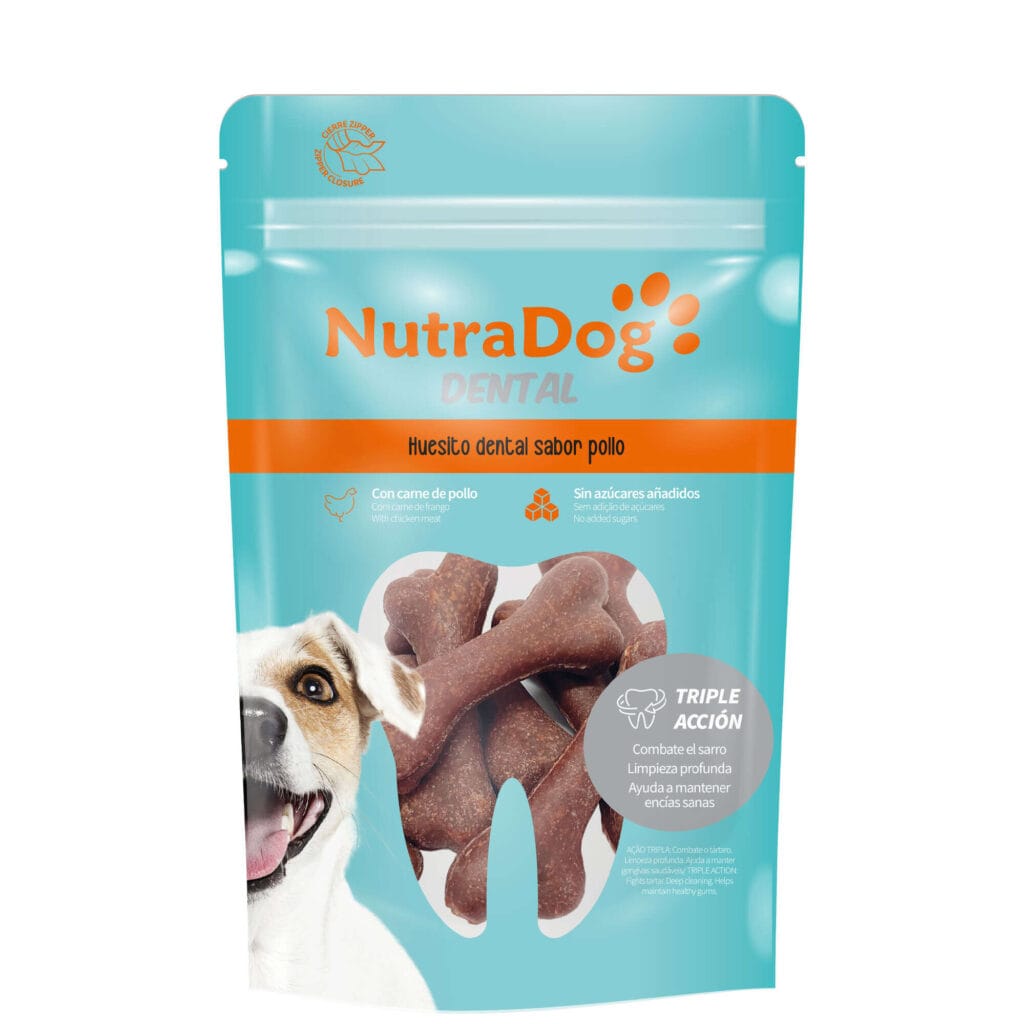 ntdd10 huesitos sabor pollo nutradog dental 100 g general 16082