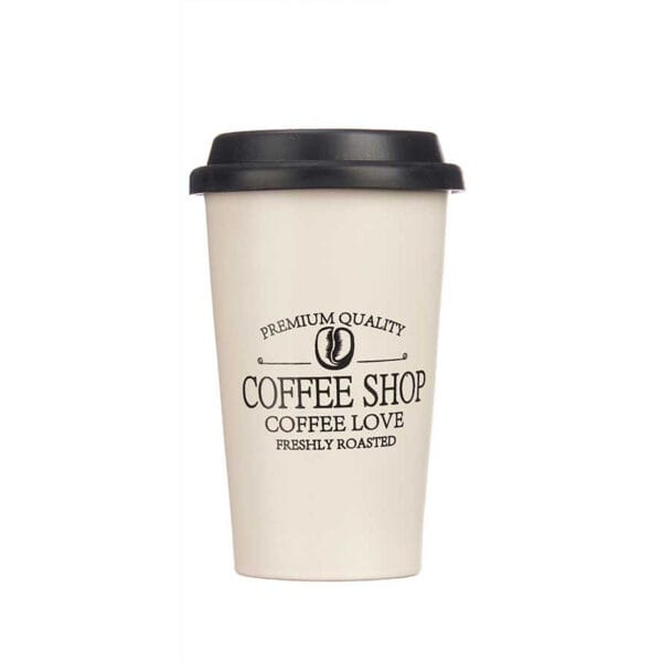 VASO BLANCO GRIS TAPA SILICONA
