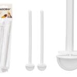 SET 2 PALOS BLANCOS JAULA