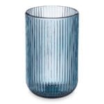 VASO ALTO AZUL OSCURO RAYAS 430